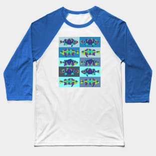 Fishy School Baseball T-Shirt